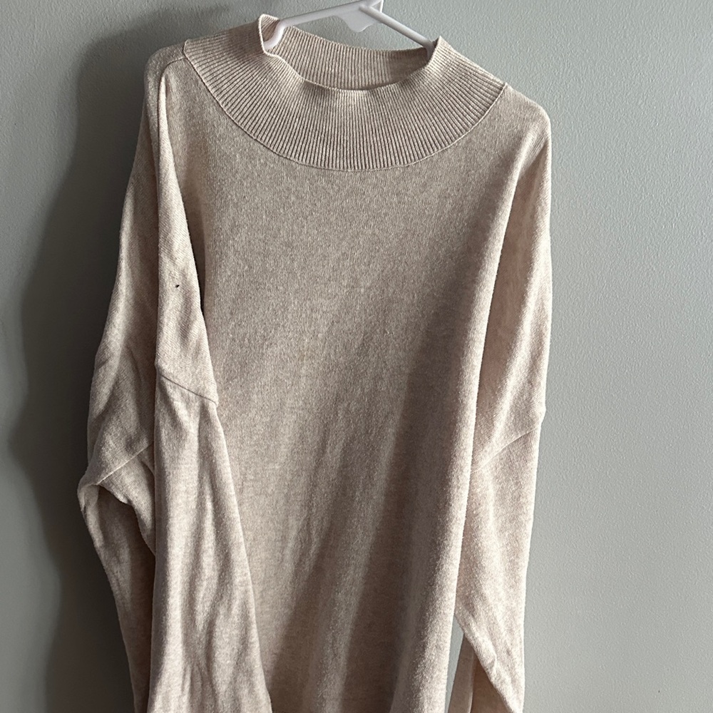 Old Navy Cream Turtleneck Sweater